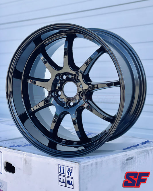 Work Emotion D9R 18x9.5 +38 5x114.3 Gloss Black