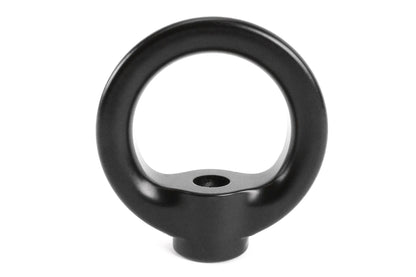 Tow hook upgrade kit for performance vehicles, designed for enhanced towing strength and durability.