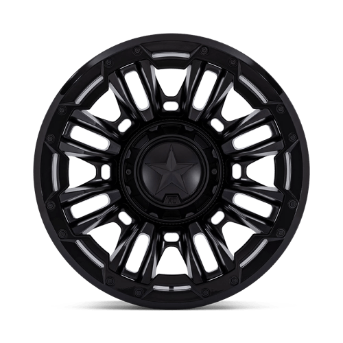 XD Series XD870 BOMBER Matte Black W/ G-blk Ring 20x9 +1 8x170mm 125.1mm