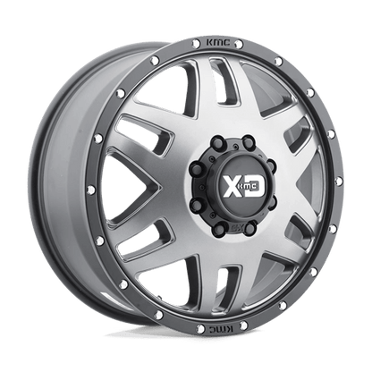 XD Series XD130 MACHETE DUALLY Matte Gray W/ Black Ring 20x8.25 +127 8x165.1mm 125.1mm