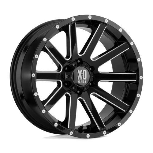XD Series XD818 HEIST Satin Black Milled 20x10 -24 6x139.7mm 106.1mm