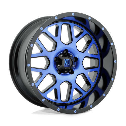 XD Series XD820 GRENADE Satin Black Mach Blue Tint 20x10 -24 5x127mm 78.1mm