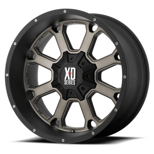 XD Series XD825 BUCK 25 Matte Black W/ Dark Tint 20x12 -44 5x127|5x139.7mm 78.1mm