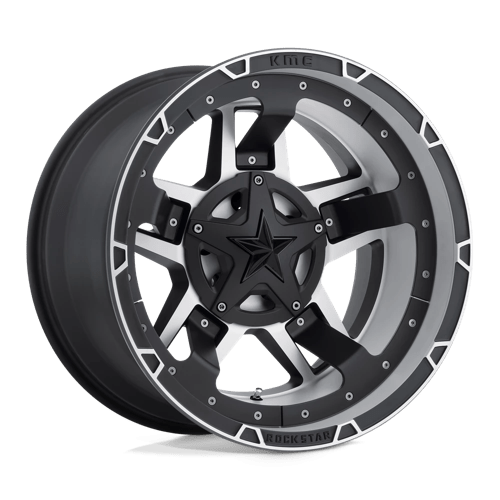XD Series XD827 ROCKSTAR III Matte Black Machined 22x10 -18 8x165.1mm 125.1mm