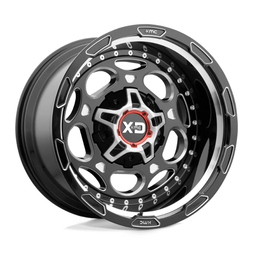 XD Series XD837 DEMODOG Gloss Black Milled 20x12 -44 6x135|6x139.7mm 106.1mm