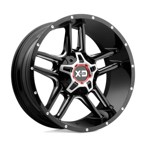 XD Series XD839 CLAMP Gloss Black Milled 20x9 +18 6x135|6x139.7mm 106.1mm