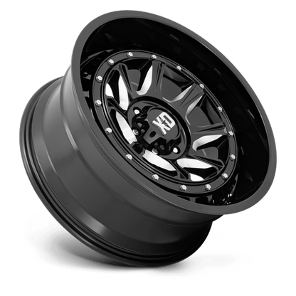 XD Series XD866 OUTLANDER Gloss Black Milled 20x10 -36 5x127mm 71.5mm