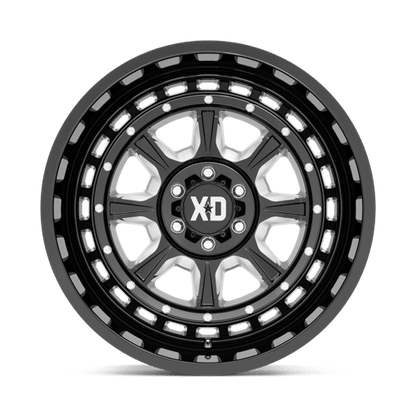XD Series XD866 OUTLANDER Gloss Black Milled 20x10 -36 5x127mm 71.5mm