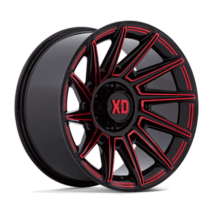 XD Series XD867 SPECTER Gloss Black W/ Red Tint 20x10 -18 6x139.7mm 106.1mm