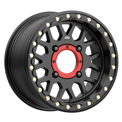 XD Series XS235 GRENADE UTV BEADLOCK Satin Black 15x6 0 4x110mm 86mm