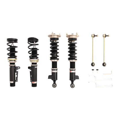 BC Racing BR Series coilovers on white background