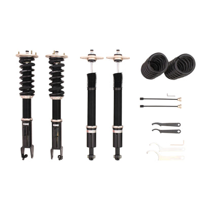 BC Racing BR Series coilovers on white background