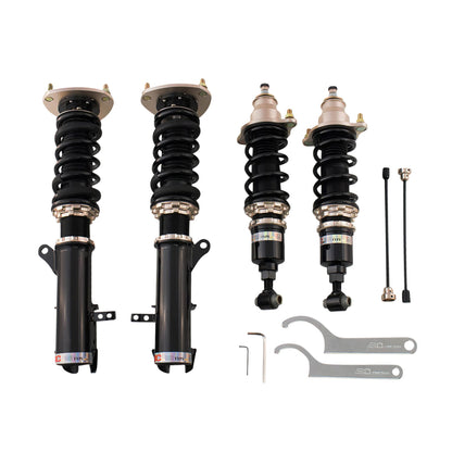 BC Racing BR Series coilovers on white background