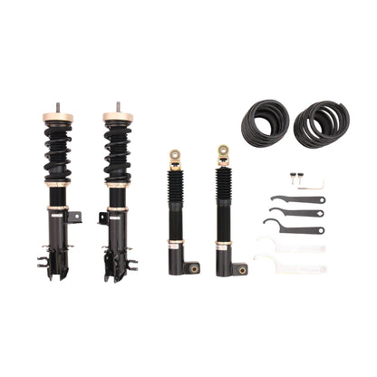 BC Racing BR Series coilovers on white background
