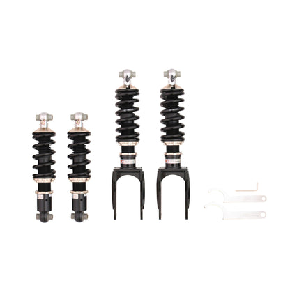 BC Racing BR Series coilovers on white background