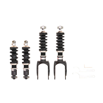 BC Racing BR Series coilovers on white background