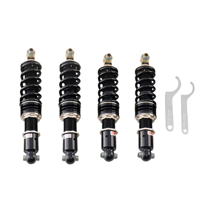BC Racing BR Series coilovers on white background