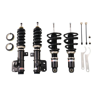 BC Racing BR Series coilovers on white background