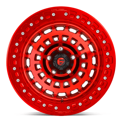 Fuel Offroad D100 ZEPHYR BEADLOCK Candy Red 17x9 -15 5x127mm 71.5mm