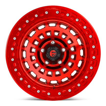 Fuel Offroad D100 ZEPHYR BEADLOCK Candy Red 17x9 -15 6x139.7mm 106.1mm