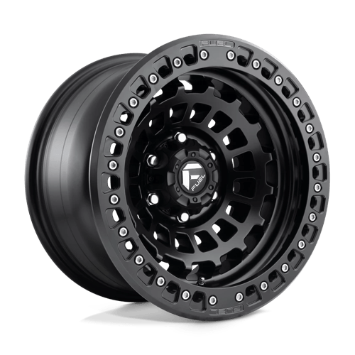 Fuel Offroad D101 ZEPHYR BEADLOCK Matte Black 17x9 -15 6x139.7mm 106.1mm
