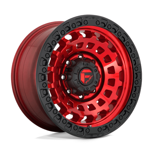 Fuel Offroad D632 ZEPHYR Candy Red Black Bead Ring 20x9 +20 6x135mm 87.1mm
