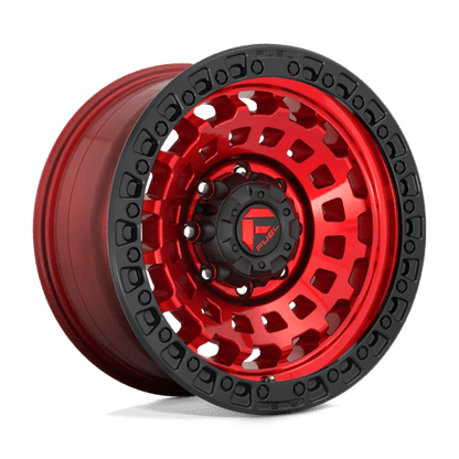 Fuel Offroad D632 ZEPHYR Candy Red Black Bead Ring 20x9 +20 6x135mm 87.1mm