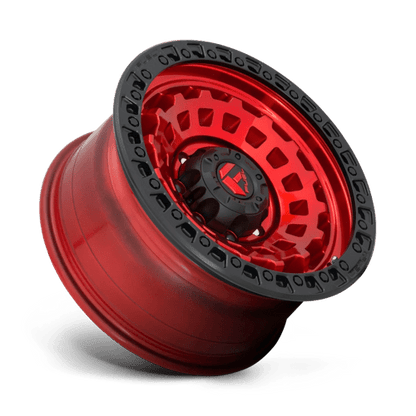 Fuel Offroad D632 ZEPHYR Candy Red Black Bead Ring 18x9 -12 6x135mm 87.1mm