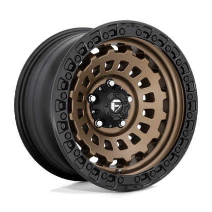 Fuel Offroad D634 ZEPHYR Matte Bronze Black Bead Ring 17x9 -12 5x127mm 71.5mm
