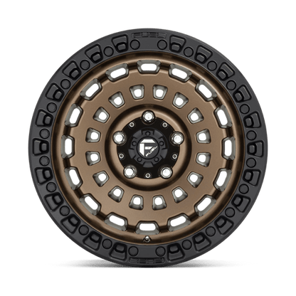 Fuel Offroad D634 ZEPHYR Matte Bronze Black Bead Ring 17x9 -12 5x127mm 71.5mm