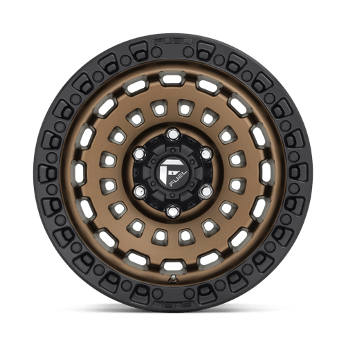Fuel Offroad D634 ZEPHYR Matte Bronze Black Bead Ring 18x9 +1 6x135mm 87.1mm