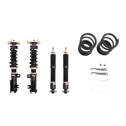 BC Racing BR Series coilovers on white background