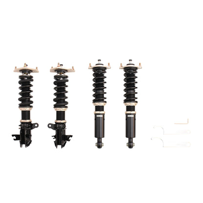 BC Racing BR Series coilovers on white background