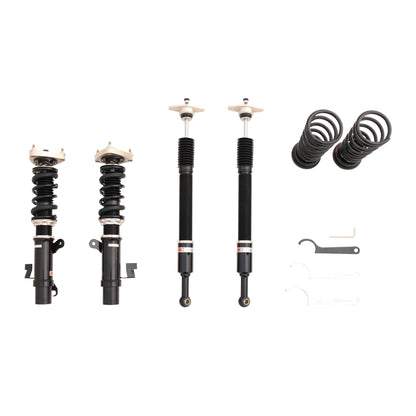 BC Racing BR Series coilovers on white background