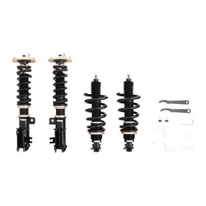 BC Racing BR Series coilovers on white background