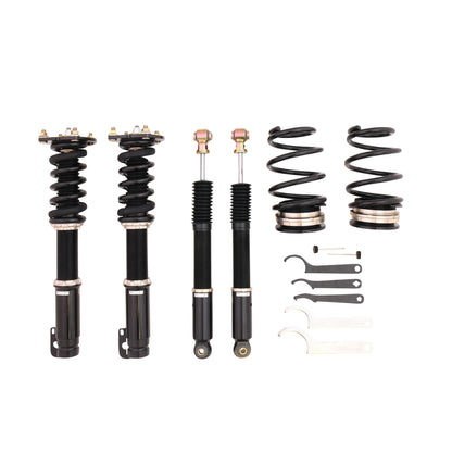 BC Racing BR Series coilovers on white background