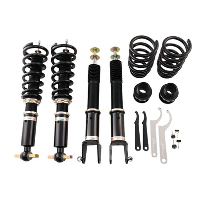 BC Racing BR Series coilovers on white background