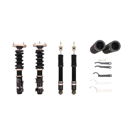 BC Racing BR Series coilovers on white background