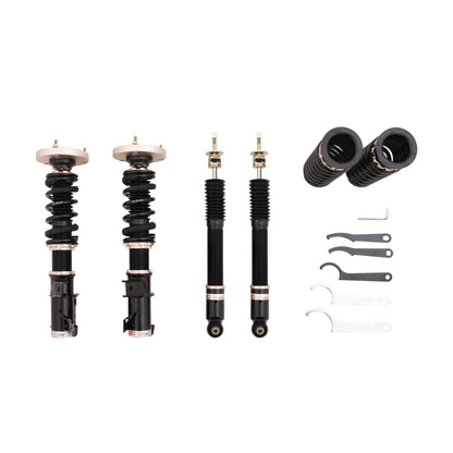 BC Racing BR Series coilovers on white background
