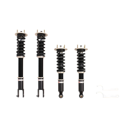 BC Racing BR Series coilovers on white background