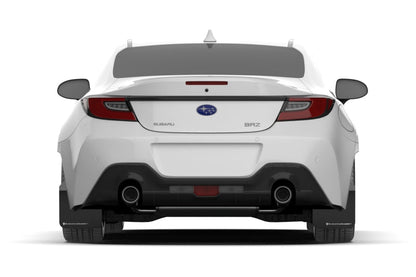 Rally Armor 22-26 Subaru BRZ / Toyota GR86 Black UR Mud Flap w/White Logo
