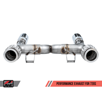 AWE Tuning McLaren 720S Performance Exhaust - Chrome Silver Tips