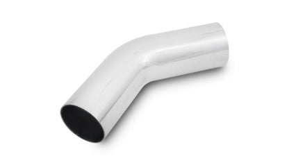 Vibrant .75in O.D. Universal Aluminum Tubing (45 Degree Bend) - Polished