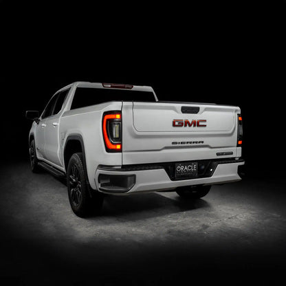 Oracle 19-23 GMC Sierra Black Series Flush Style LED Tail Lights - Factory Halogen