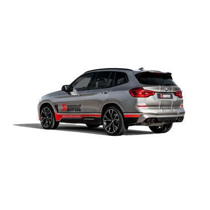 Akrapovič Slip-On Line Exhaust (Titanium) w/Carbon Tips - 2020-2024 BMW X3M/X4M (F97)