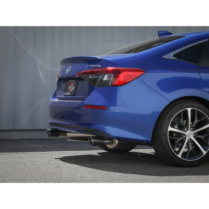 aFe Takeda 2.5in 304 SS Cat-Back Exhaust System w/CF Tips 2022+ Honda Civic L4-1.5L (t)