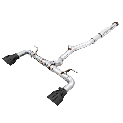 AWE Subaru BRZ / Toyota GR86 / Toyota 86 Track Edition Cat-Back Exhaust- Diamond Black Tips