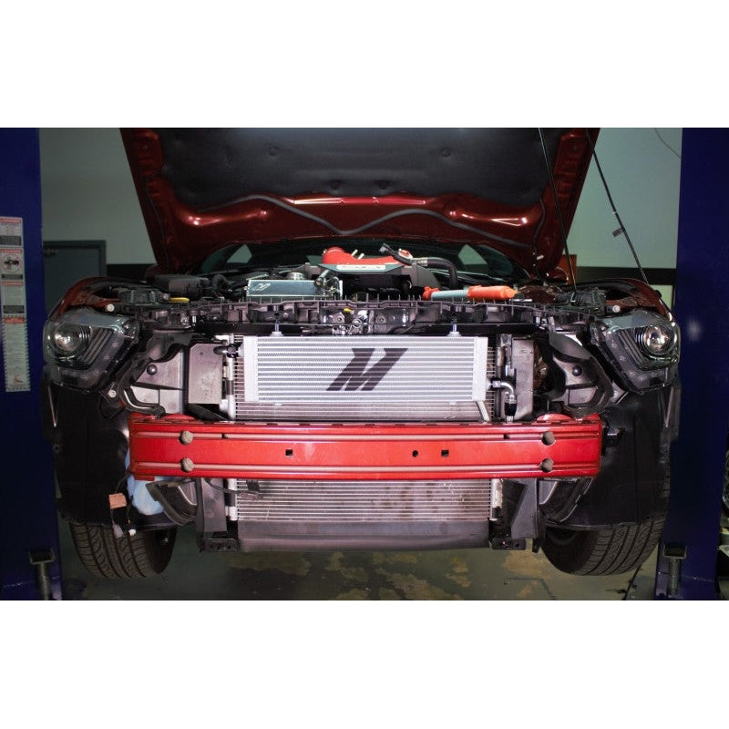 Mishimoto 2015+ Ford Mustang GT Thermostatic Oil Cooler Kit - Silver