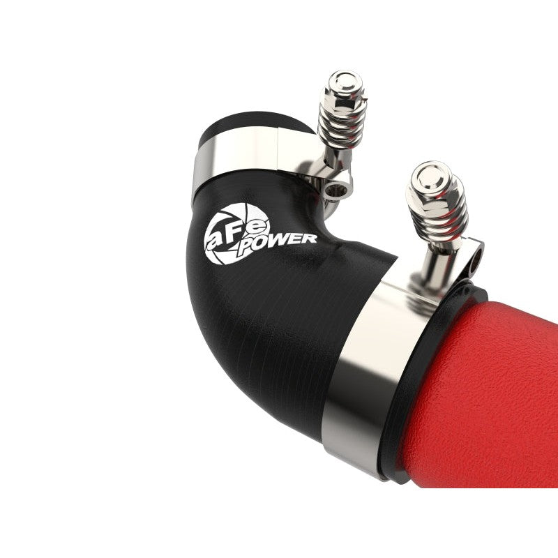 AFE 2018-2020 Kia Stinger 19-22 G70 BladeRunner 3in Aluminum Hot Charge Pipe Red