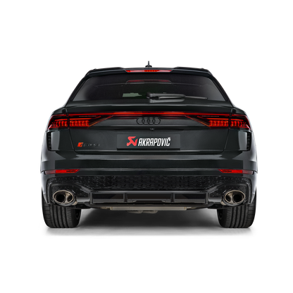 Akrapovič Evolution Line Catback Exhaust (Titanium) w/Carbon Tips - 2020+ Audi RSQ8
